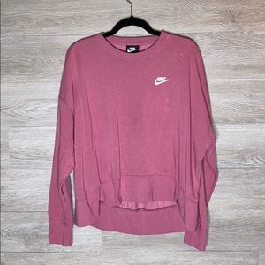 High low Nike sweater